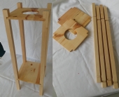 AANBIEDING Set constructielatten, 4 stuks