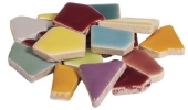 Keramische mozaiekstukjes, 500gr assortiment pastel