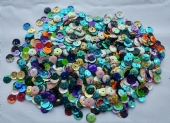 OP=OP Cuvettes/pailletten/lovertjes, 10 mm, 50 gram, assortiment