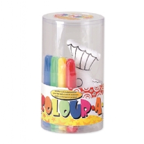 Kinder schilderset vis 10.5  x 9.5 cm inclusief 4 vloeibare pennen