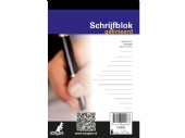 Schrijfblok, gelinieerd, A6, 100 vel