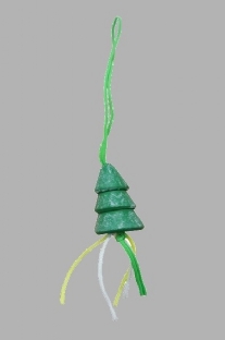 Gelukspoppetjes, Kerstboom, 30mm, 5 stuks
