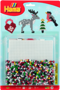 Hama strijkkralenset midi, kerst, 1100 st