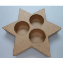 Eco shape theelichthouder ster 15 cm
