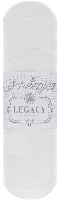 Scheepjes legacy haakkatoen nr.10 wit 100 gram