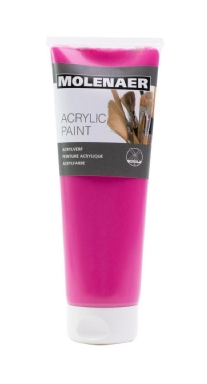 Molenaer acrylverf, 250 ml, magenta