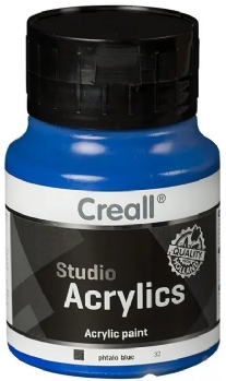 Creall studio acrylics, Acrylverf, 500 ml, 32  Phtaloblauw