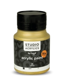 Creall studio acrylics, acrylverf, 500 ml, 19 goud metallic