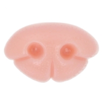 Roze dierenneuzen 10 stuks 15 mm