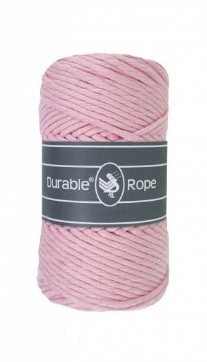 Durable rope macramegaren/haakgaren 5mm 250gram 75 meter light pink 203