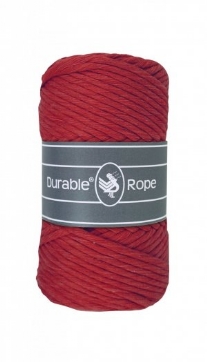 Durable rope macramegaren/haakgaren 5mm 250gram 75 meter rood 316