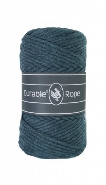 Durable rope macramegaren/haakgaren 5mm 250gram 75 meter petrol 375