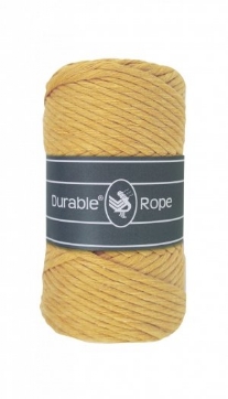 Durable rope macramegaren/haakgaren 5mm 250gram 75 meter mimosa 411