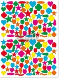 Geometrische stickers, deco, assorti 156 stuks
