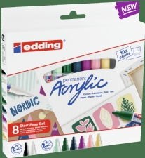 Edding acrylmarker start easy set nordic