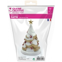 Latex gietmal voor gips en creatief beton, kerstboom, 120mm