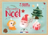 Kaarsenkneedwas, set kerstmis , voor het maken van 4 kaarsjes