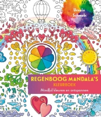 Regenboog mandala's kleurboek