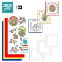 Stitch and do borduursetje 133 - Blue birds