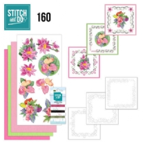 Stitch and do borduursetje 160 - Exotic flowers