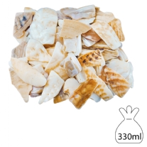 Parelmoer schelpenstukjes, 10-20 mm, ca. 310 gram 
