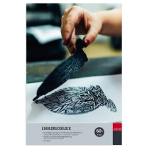Linodrukpapier / linodrukblok, 31 x 46 cm, 60gr, 20 vel