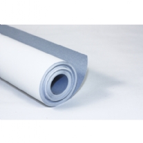Schilderpapier, rol 1 witte en 1 blauwe zijde, 120 gr, 0.5 x 5 meter