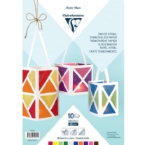 Glas-in-lood papier, 20 x 30 cm, 40gr, assortiment 10 vel