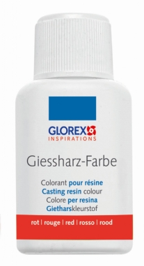 Giethars kleurstof,  rood, 20 ml