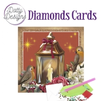 Dotty Designs Diamond card / Diamond painting, Kerstlantaarn