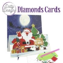 Dotty Designs Diamond card / Diamond painting, merry x-mas