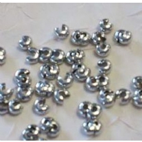 Knijpkraalverbergers, 20 stuks, 5mm, zilver
