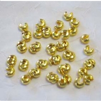 Knijpkraalverbergers, 50 stuks, 5mm, goud