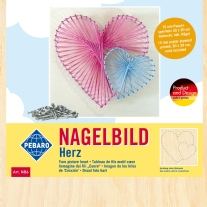 OP=OP spijkerplankje hart 20 x 20 cm