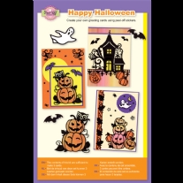 Happy halloween kaartenset