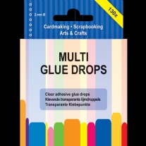 Multi glue drops, 2mm, 130 stuks