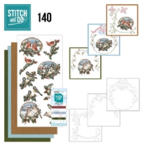 Stitch and do borduursetje 140 - Christmas birds