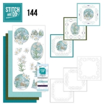 Stitch and do borduursetje 144 - Wintertime Edelweiss