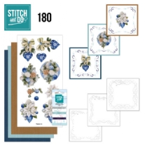 Stitch and do borduursetje 180 - Blue Christmas