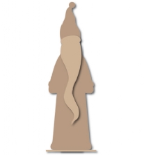 OUTLET MDF Kerstman, 3D, 59 cm
