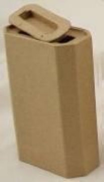 OUTLET Eco shape kruiden blik 6.5 x 9 x 13 cm