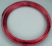 OUTLET Alu draad/aluminiumdraad 2 mm, 5 meter rood
