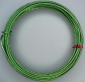 OUTLET Alu draad / aluminiumdraad, 2 mm, 5 meter lichtgroen