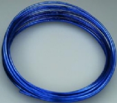 OUTLET Alu draad / aluminiumdraad, 2 mm, 5 meter blauw