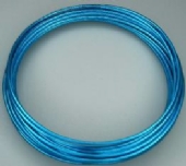 OUTLET Alu draad / aluminiumdraad, 0.7 mm, 25 meter lichtblauw