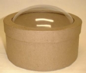 Eco shape doos rond dome, 14 cm