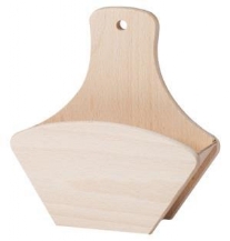 OUTLET Houten koffiefilter houder 17 x 19.5 cm