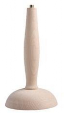 OUTLET Houten lampenvoet Olive, 23 cm
