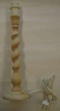 OUTLET Houten lampenvoet Tors, 35 cm, inclusief fitting, snoer en schakelaar