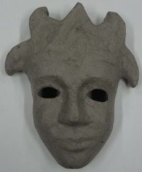 OUTLET Eco shape venetiaans masker clown , 25 x 30 cm